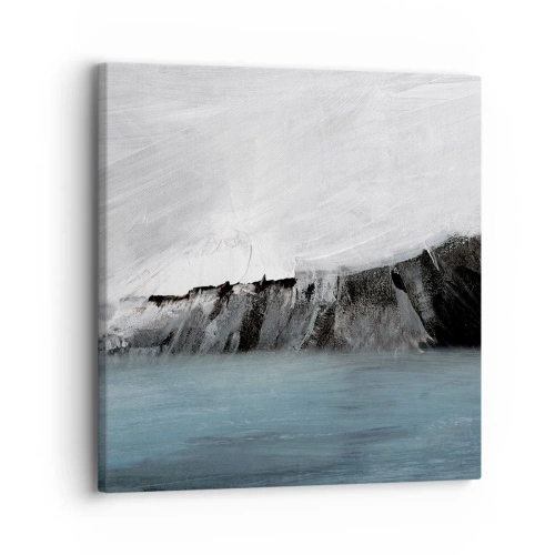 Impression sur toile - Image sur toile - Eau – terre : choc des éléments - 30x30 cm