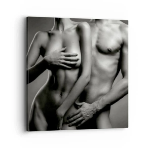 Impression sur toile - Image sur toile - Adam et Eve - 40x40 cm