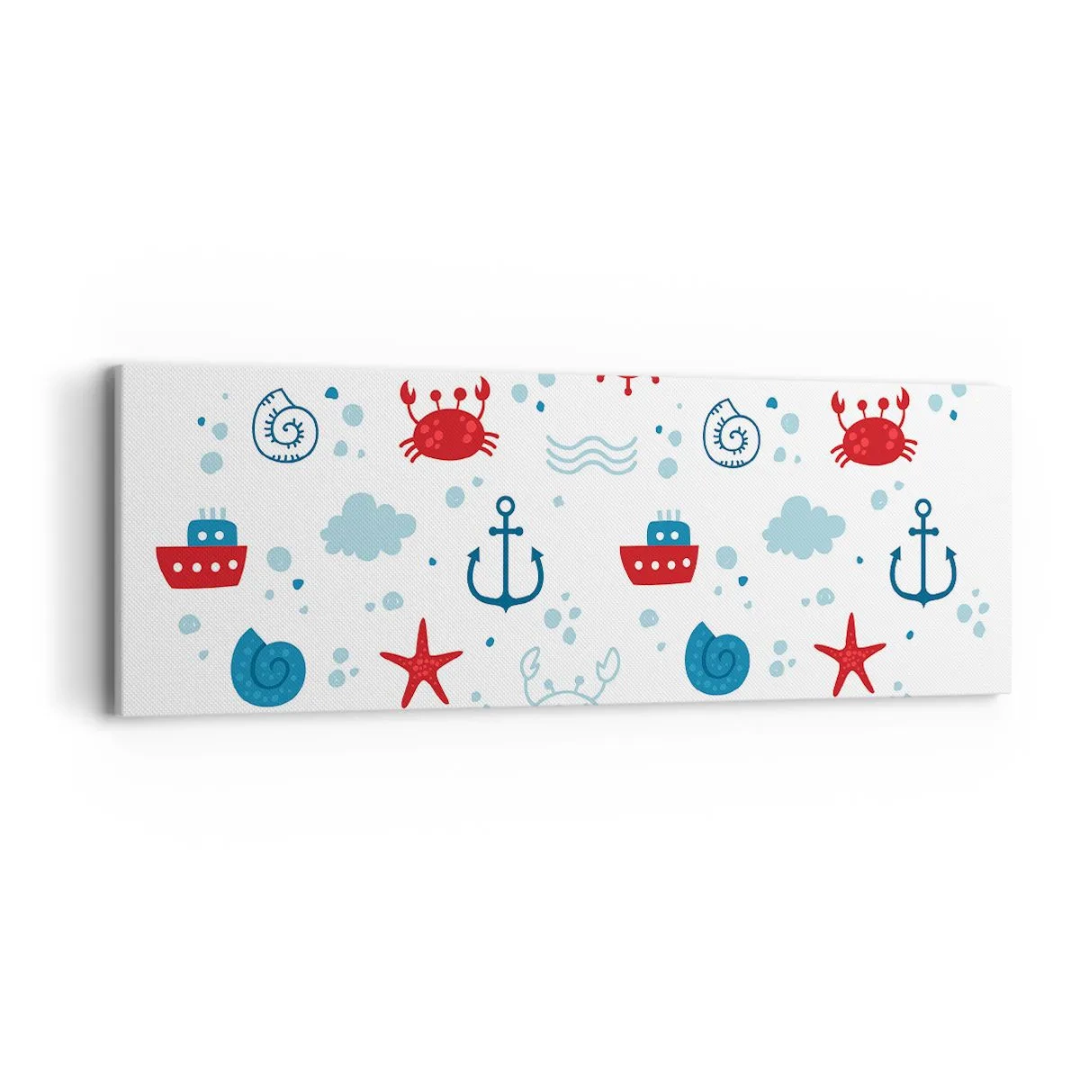 Impression sur toile - Image sur toile - Conte de fées de la mer - 90x30 cm