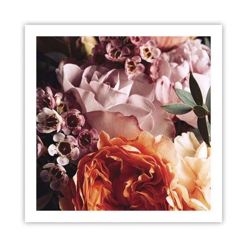 Affiche - Poster - Enveloppé de beauté - 60x60 cm