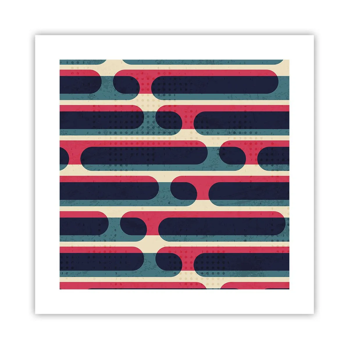 Affiche - Poster - En profondeur et sur l'avant - 40x40 cm