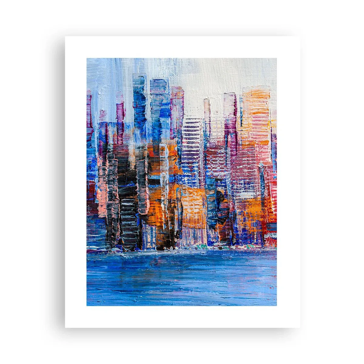 Affiche - Poster - Une métropole joyeuse - 40x50 cm