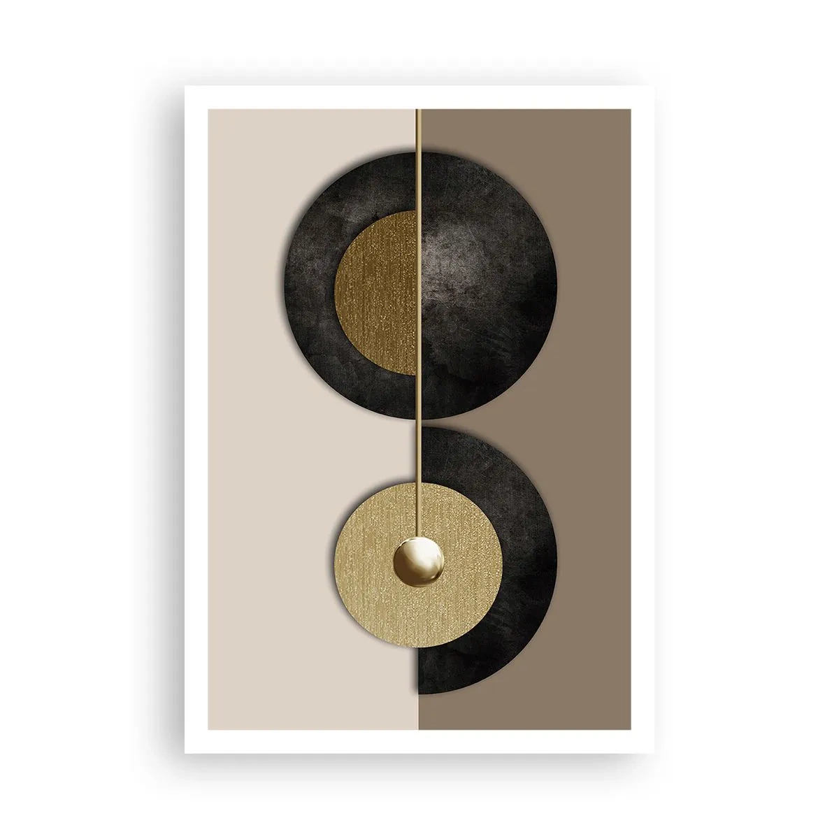 Affiche - Poster - Variations autour du cercle - 70x100 cm