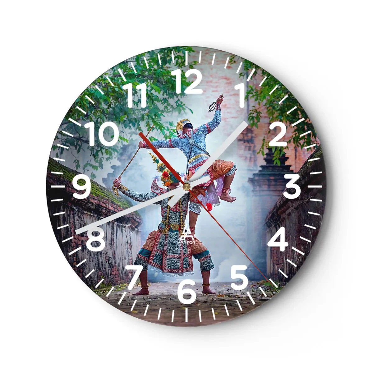 Horloge murale - Pendule murale - La danse est d'une beauté dévastatrice - 30x30 cm