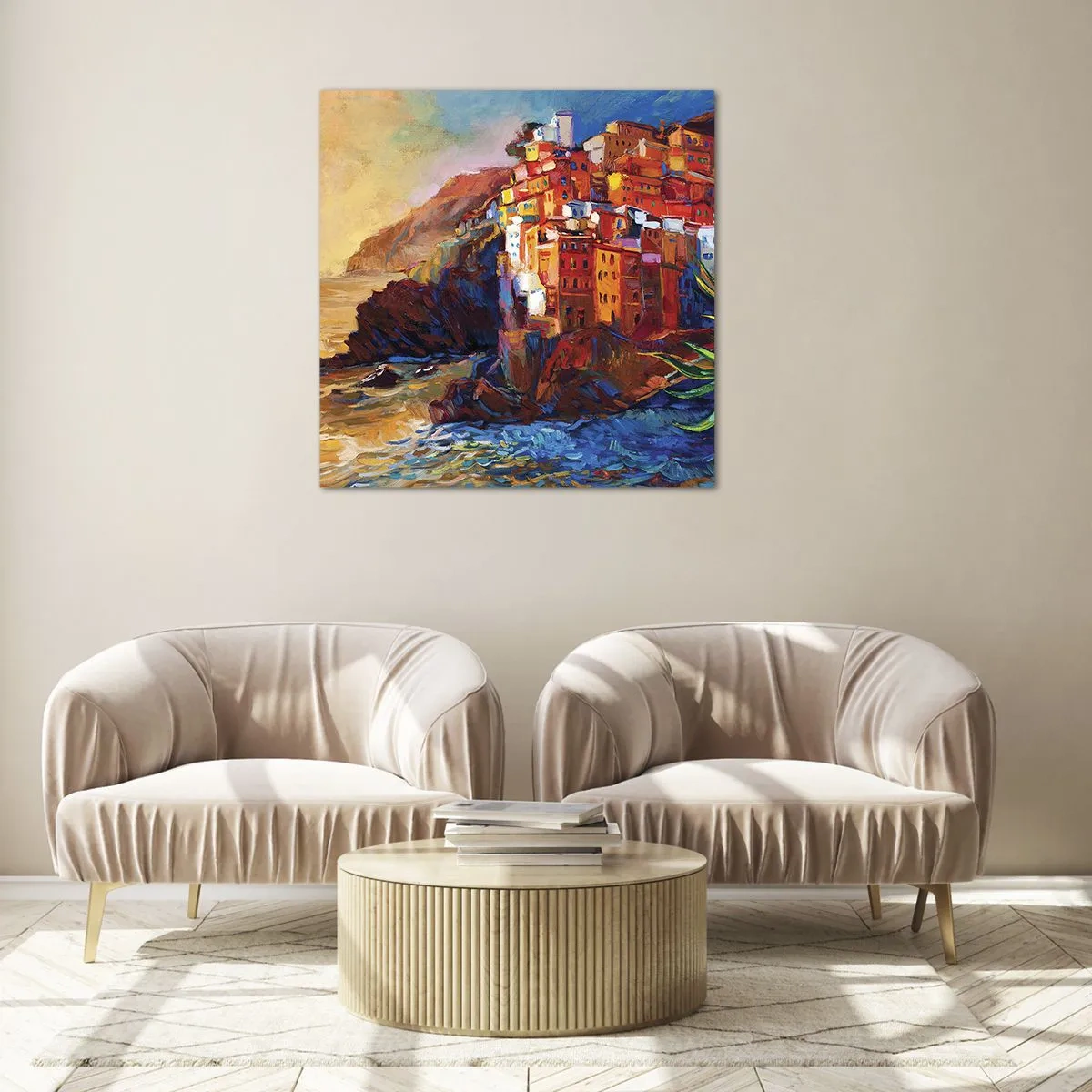 Impression sur verre - Image sur verre - Climats italien - 70x70 cm