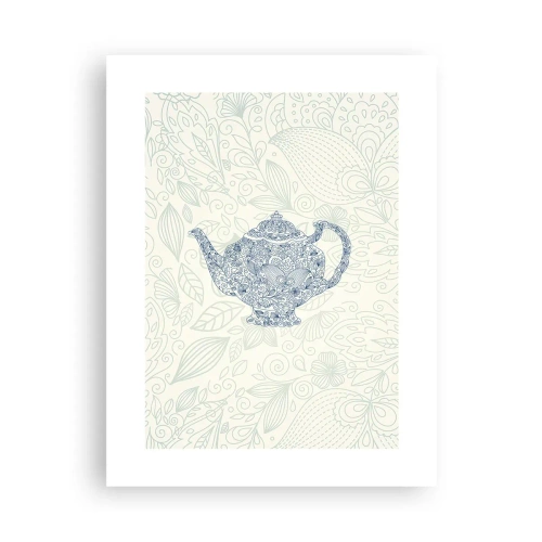 Affiche - Poster - Le charme du thé - 30x40 cm
