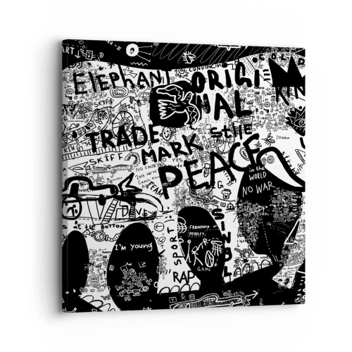 Impression sur toile - Image sur toile - La richesse des rues - 30x30 cm