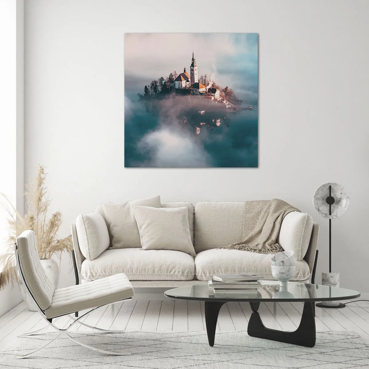 Impression sur verre - Image sur verre - Île de rêve - 70x70 cm