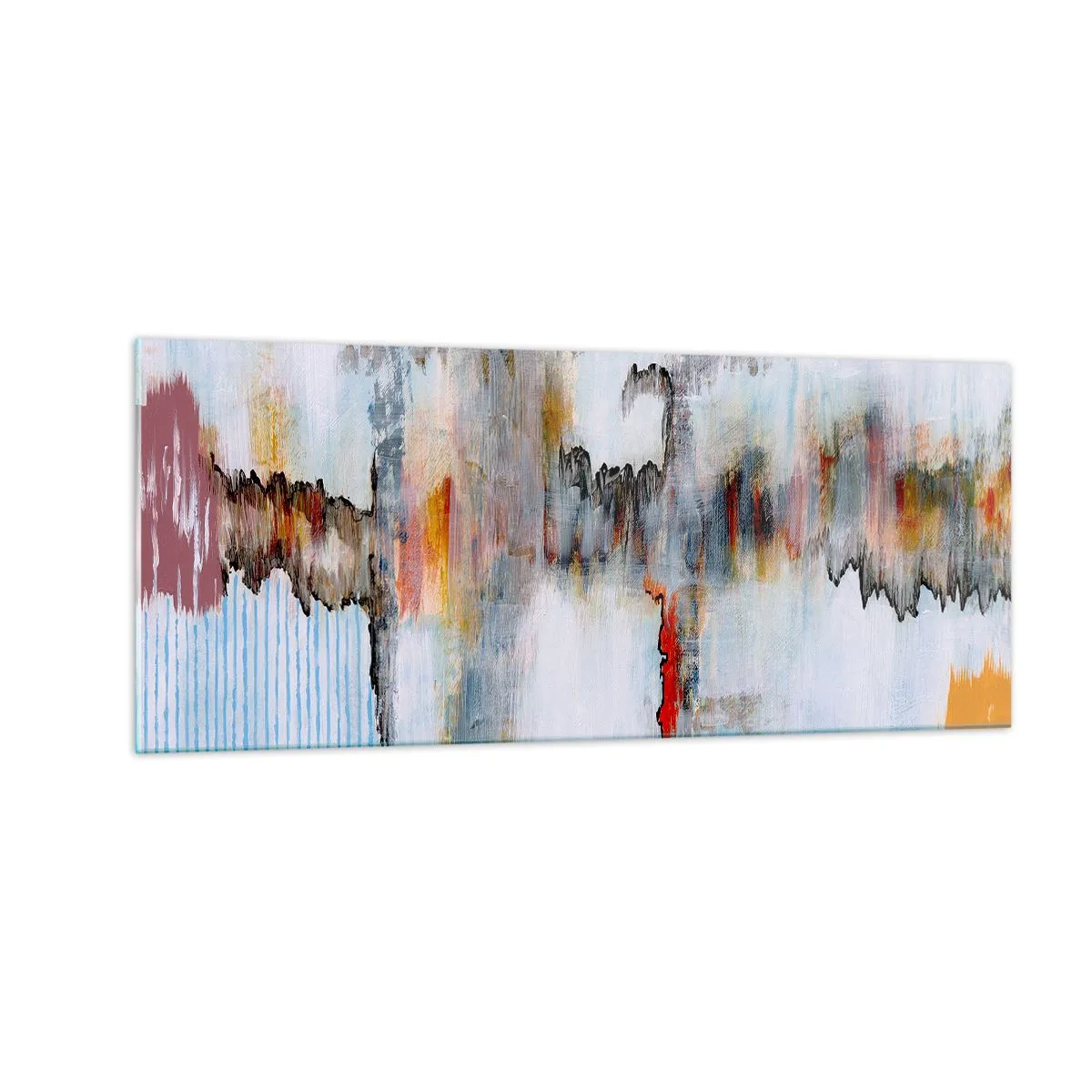 Impression sur verre - Image sur verre - Un bâton sur l'eau - 100x40 cm
