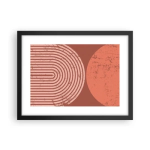 Affiche dans un cadre noir - Poster - Une relation proche - 40x30 cm