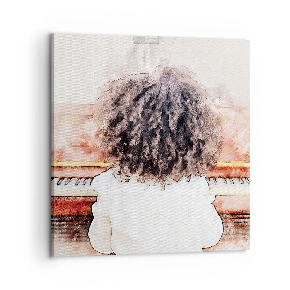 Impression sur toile - Image sur toile - Dans un nouveau monde - 60x60 cm