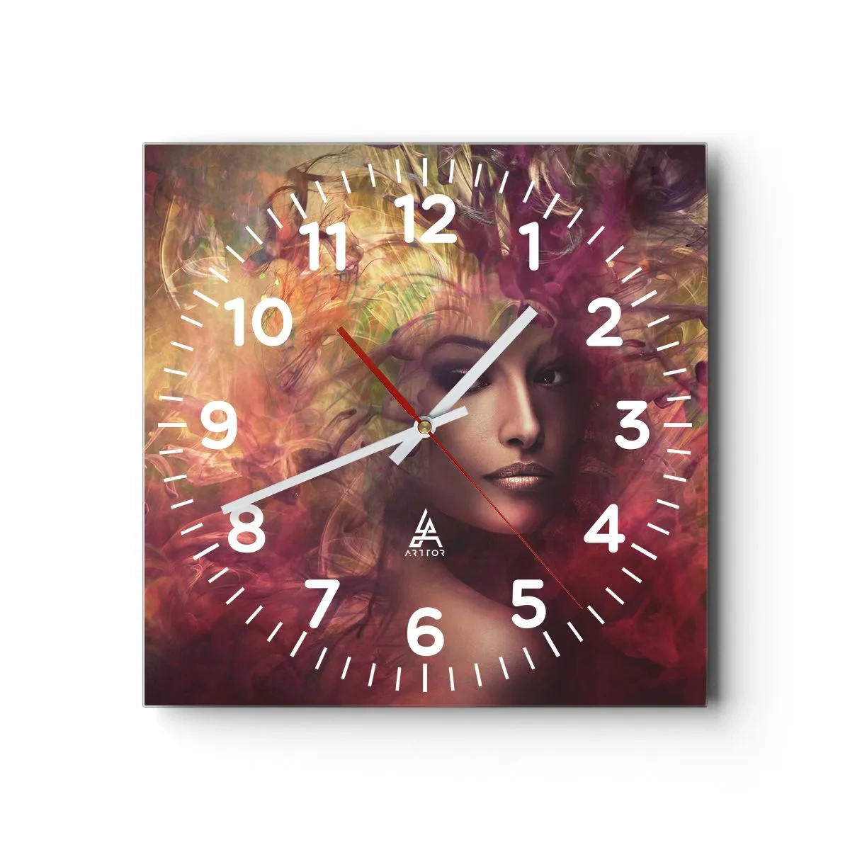 Horloge murale - Pendule murale - Je suis ici! - 40x40 cm