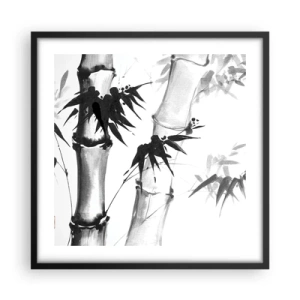 Affiche dans un cadre noir - Poster - Gros plan sur l'orient - 50x50 cm