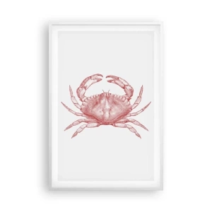 Affiche dans un cadre blanc - Poster - Le crabe des crabes - 61x91 cm
