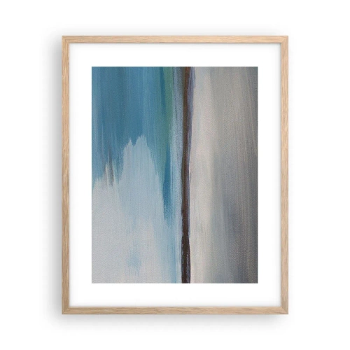 Affiche dans un chêne clair - Poster - Paysage horizontal - 40x50 cm