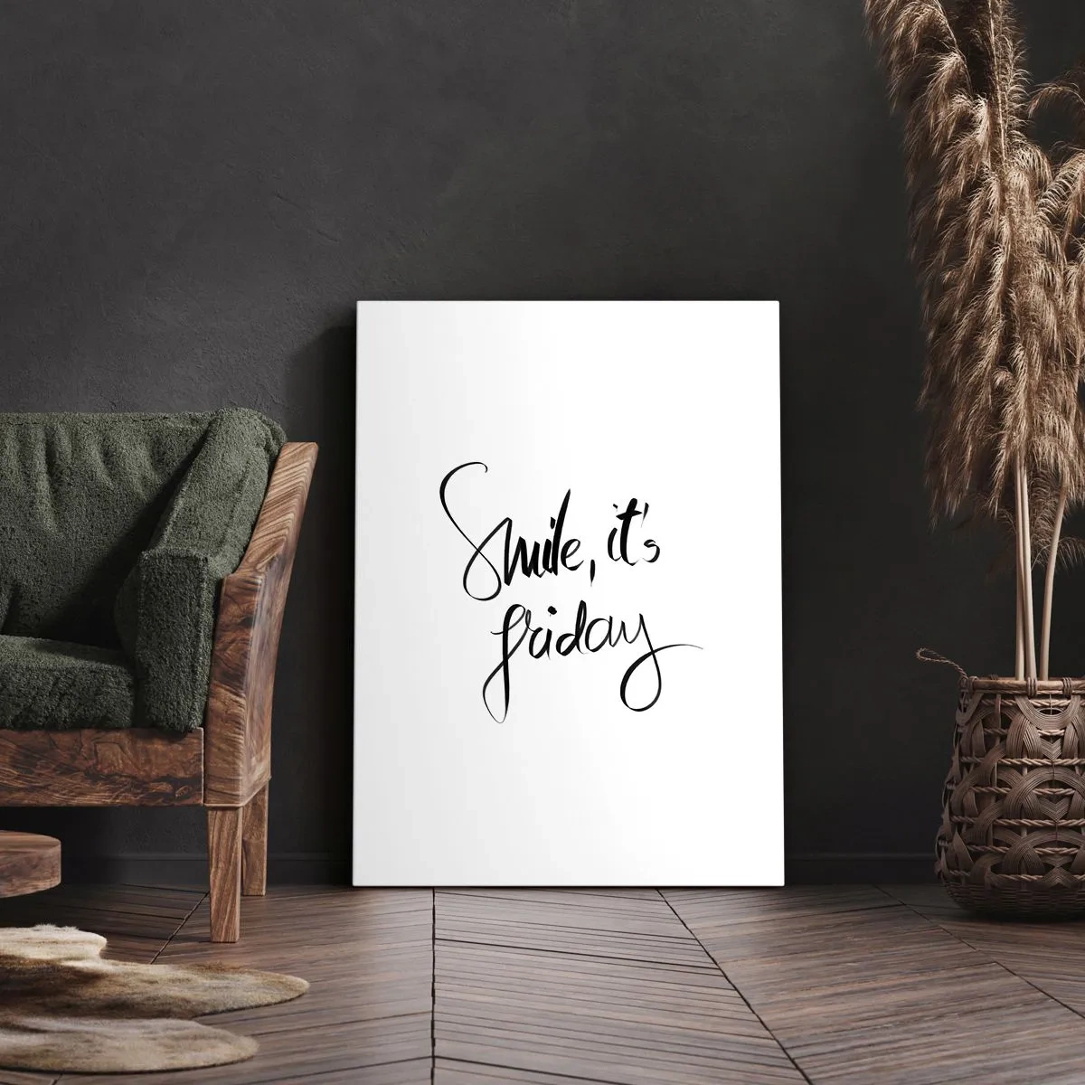 Impression sur toile - Image sur toile - Joie réelle - 45x80 cm