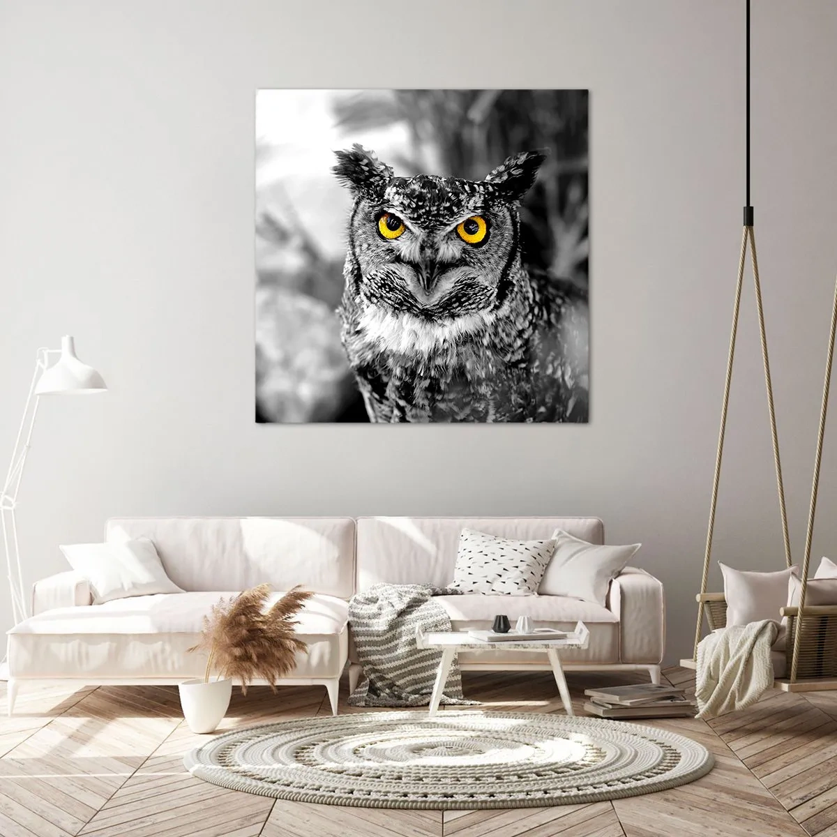 Impression sur toile - Image sur toile - Rien ne se cachera - 50x50 cm