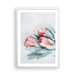 Affiche dans un cadre blanc - Poster - Honte de leur propre beauté - 50x70 cm