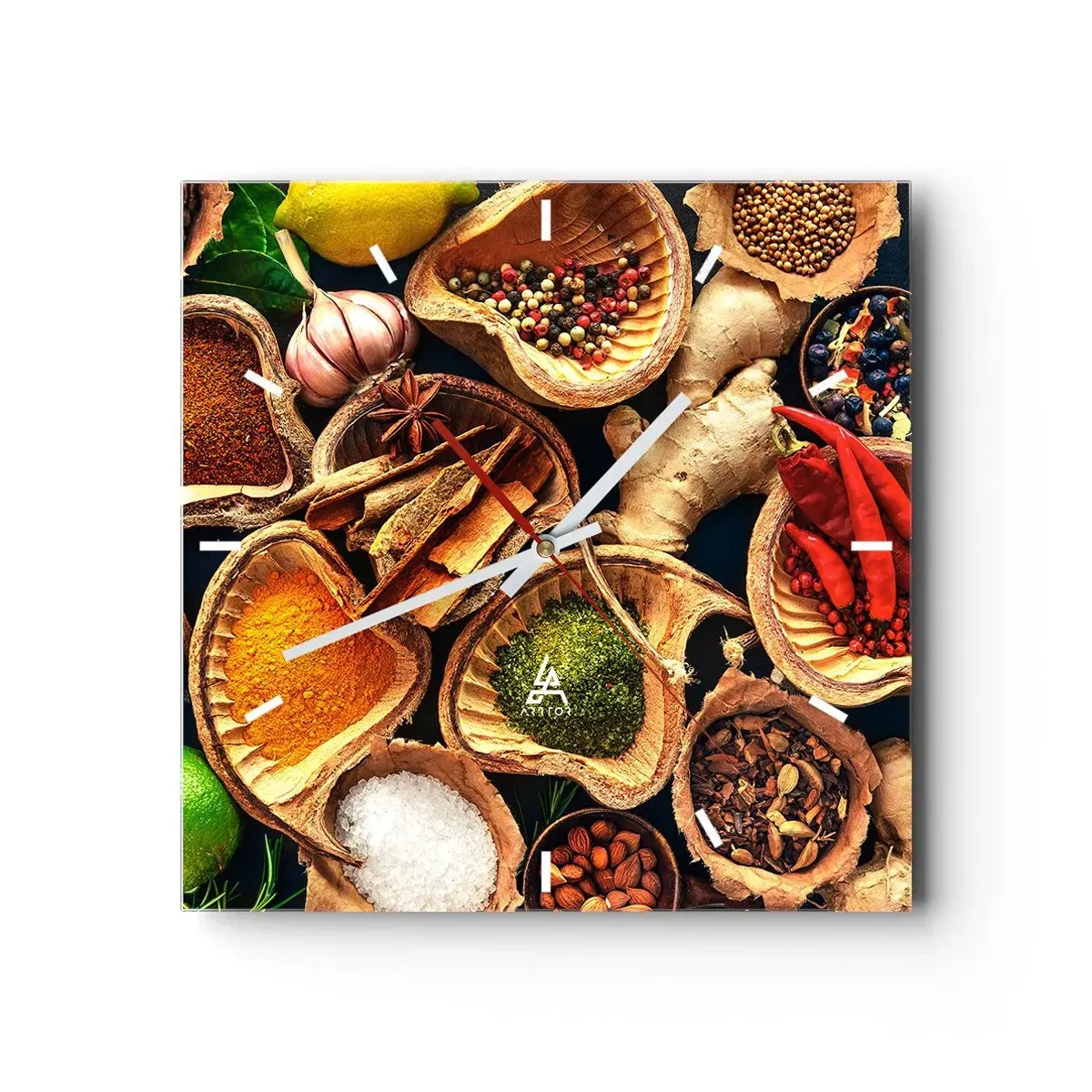 Horloge murale - Pendule murale - Prends ce que tu veux - 40x40 cm