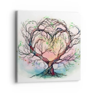 Impression sur toile - Image sur toile - Ensemble contre les tempêtes - 40x40 cm