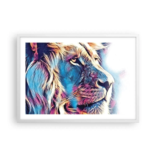 Affiche dans un cadre blanc - Poster - L'intelligence de la nature - 70x50 cm