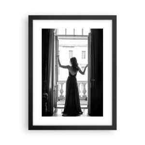 Affiche dans un cadre noir - Poster - Dans plusieurs style - 30x40 cm