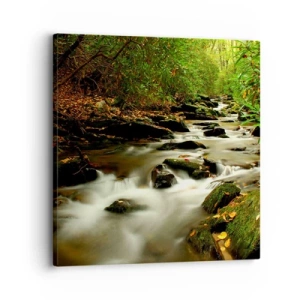 Impression sur toile - Image sur toile - Comme de l'argent liquide - 30x30 cm