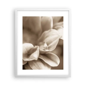 Affiche dans un cadre blanc - Poster - Doux comme un sourire - 40x50 cm