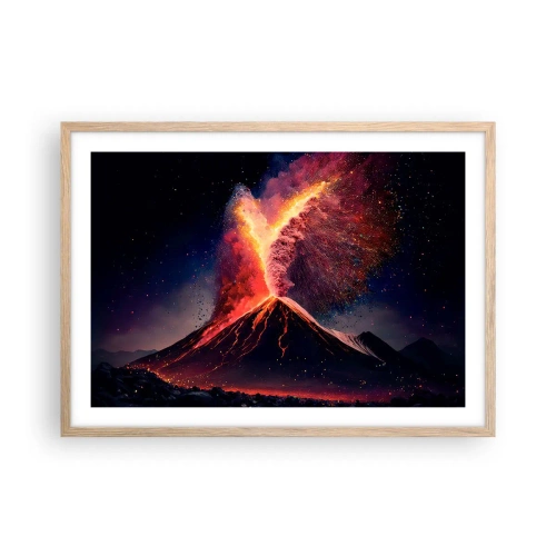 Affiche dans un chêne clair - Poster - Beauté et horreur - 70x50 cm