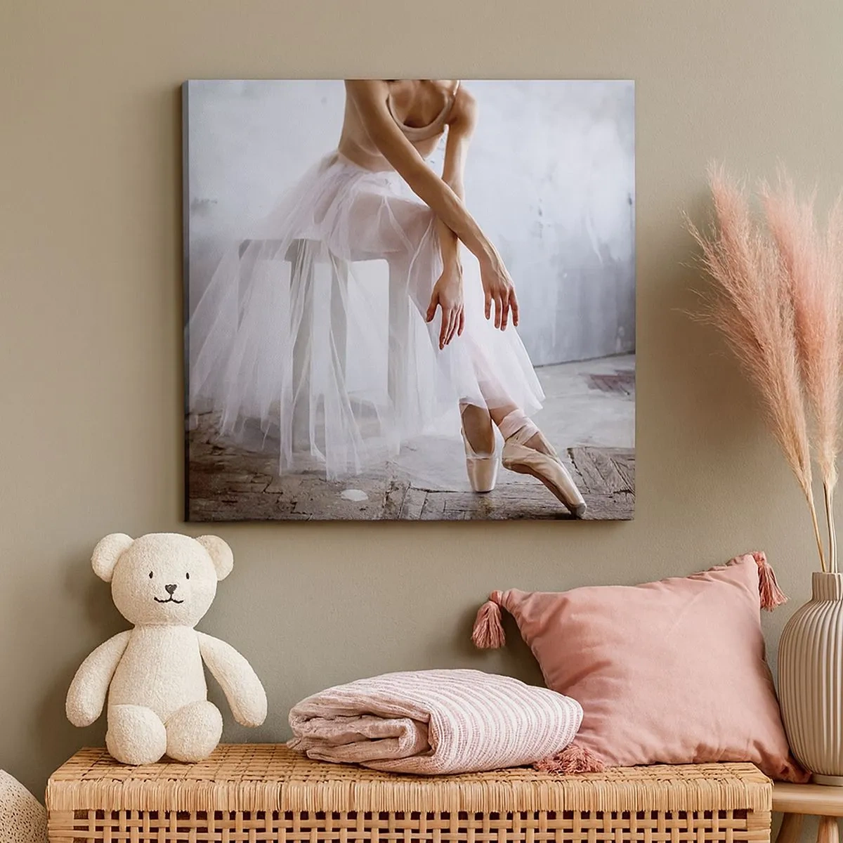 Impression sur toile - Image sur toile - Avant que les lumières de la rampe ne clignotent - 30x30 cm