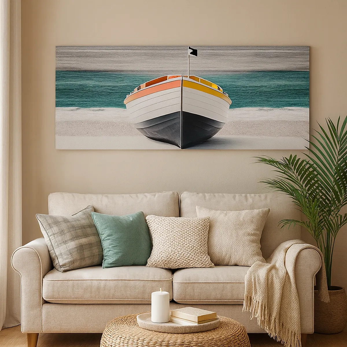 Impression sur toile - Image sur toile - A sa place - 30x30 cm