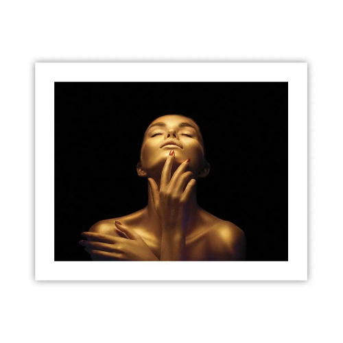 Affiche - Poster - Comme de la soie dorée - 50x40 cm