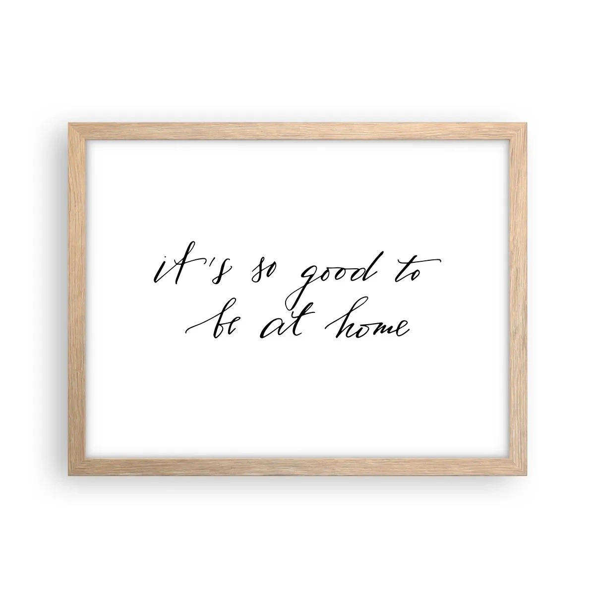 Affiche dans un chêne clair - Poster - Toute la vérite - 40x30 cm