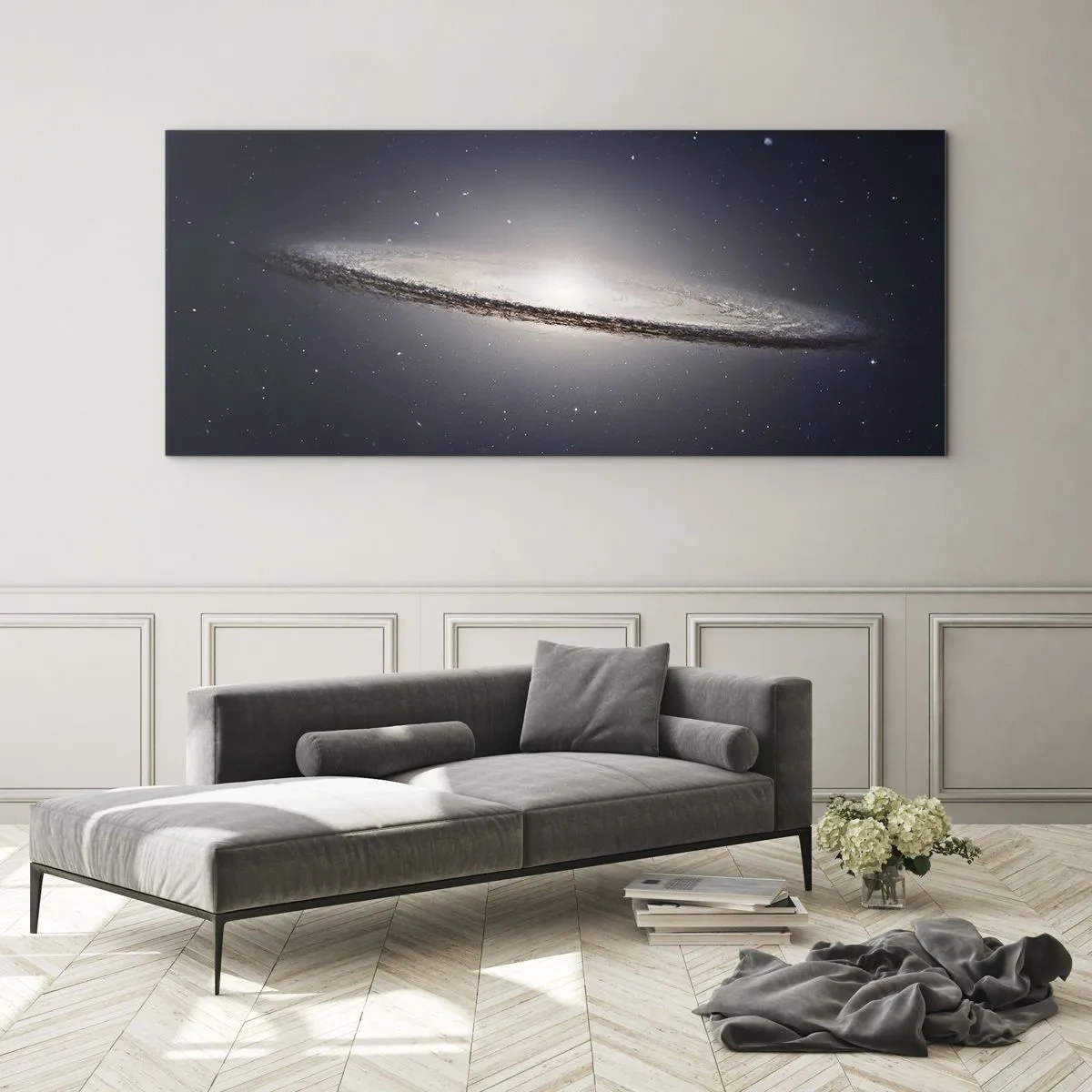 Impression sur verre - Image sur verre - Il y a bien longtemps, dans une galaxie très lointaine… - 100x40 cm