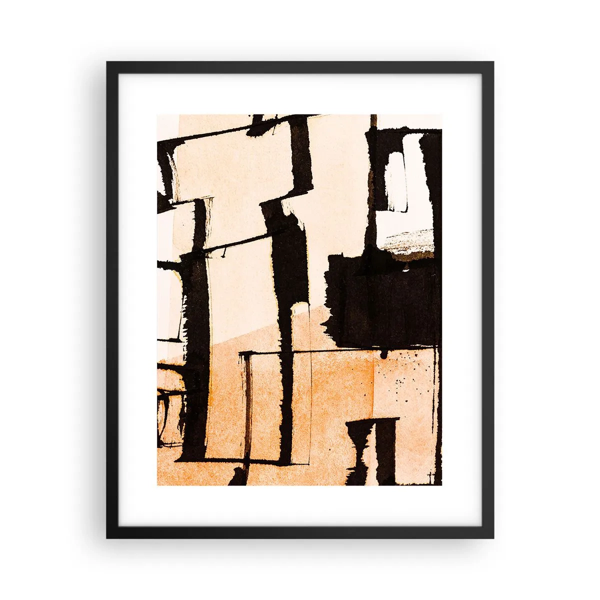 Affiche dans un cadre noir - Poster - De l’ordre malgré tout - 40x50 cm