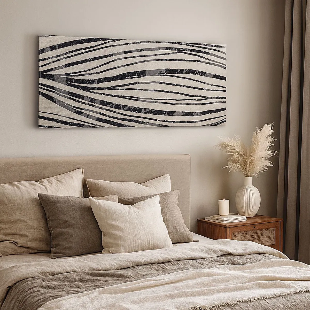 Impression sur toile - Image sur toile - Ligne de marécage - 100x40 cm