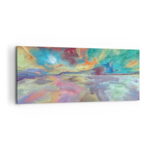 Impression sur toile - Image sur toile - Deux paradis - 100x40 cm