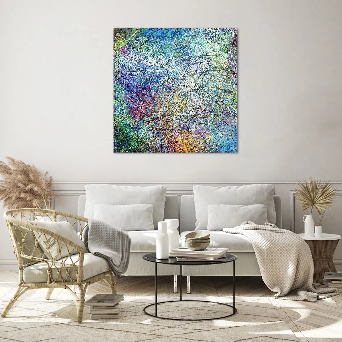 Impression sur verre - Image sur verre - Ce n'est pas si simple - 40x40 cm