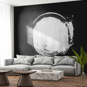 Papier peint sur mesure Premium Sand - Belle sortie - Roue, Planète, Lune