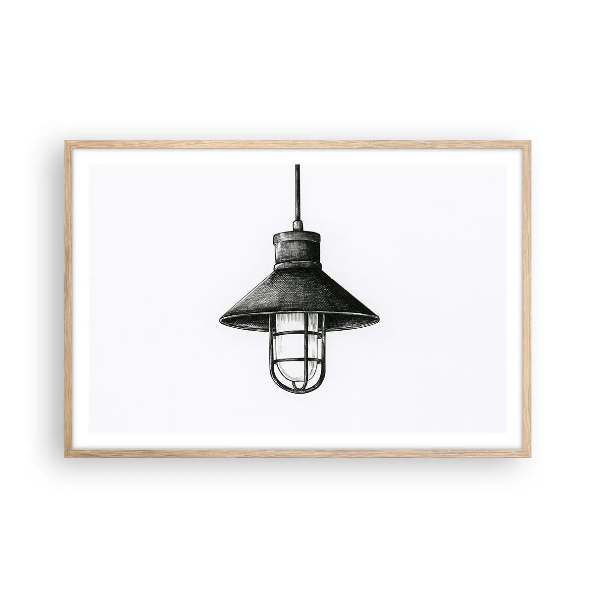 Affiche dans un chêne clair - Poster - Comme il y a des années… - 91x61 cm