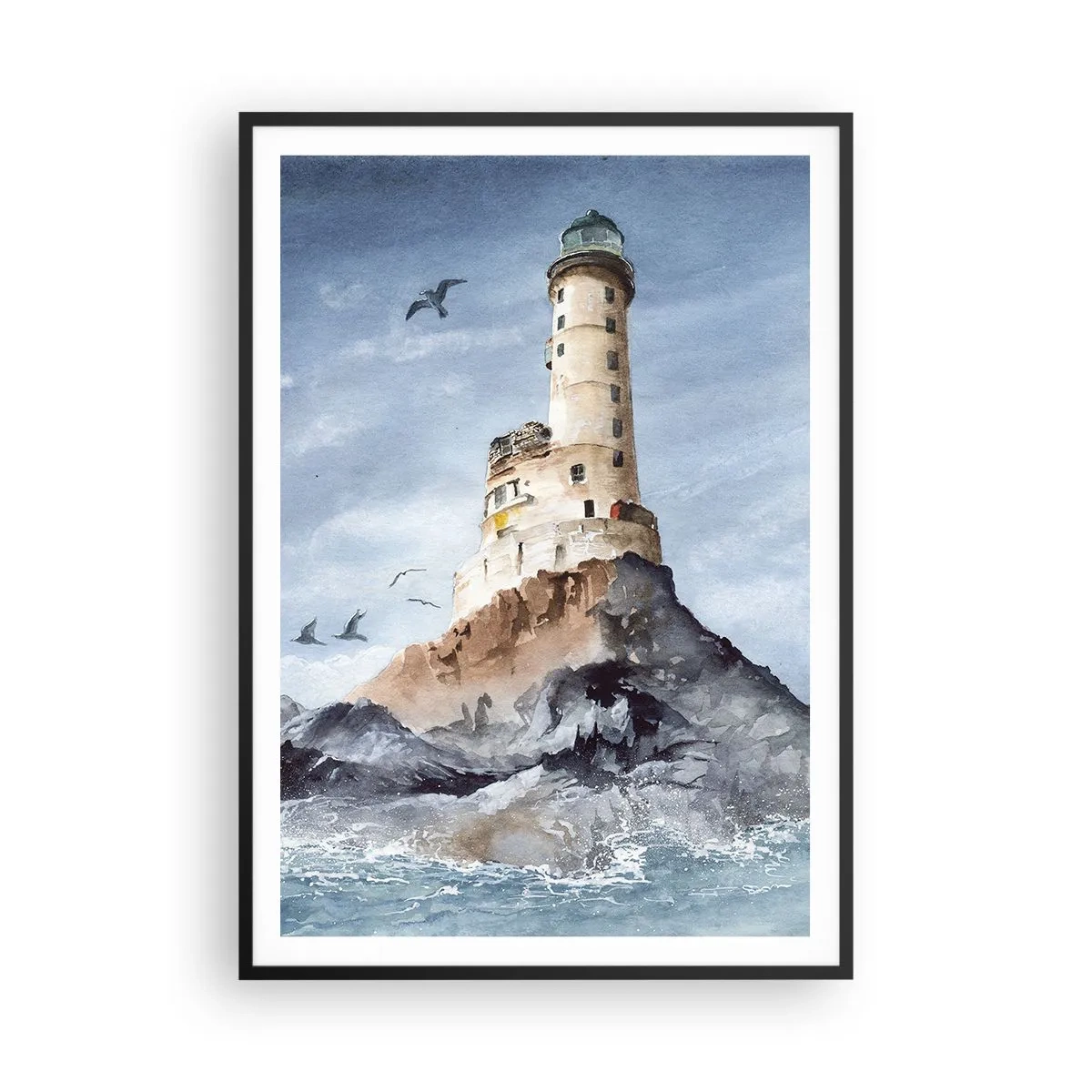 Affiche dans un cadre noir - Poster - Invincible - 70x100 cm