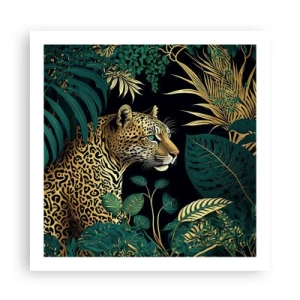 Affiche - Poster - Un hôte dans la jungle - 60x60 cm