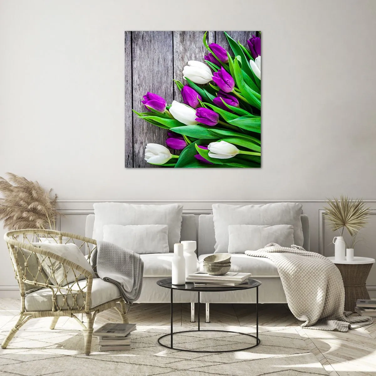 Impression sur verre - Image sur verre - Le jour des vacances de printemps - 70x70 cm