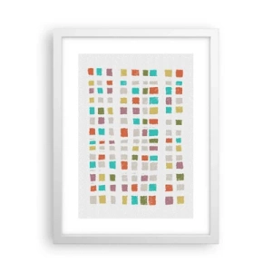 Affiche dans un cadre blanc - Poster - Jeu inconnu - 30x40 cm