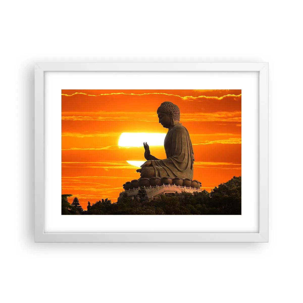 Affiche dans un cadre blanc - Poster - Aucune peur du monde - 40x30 cm