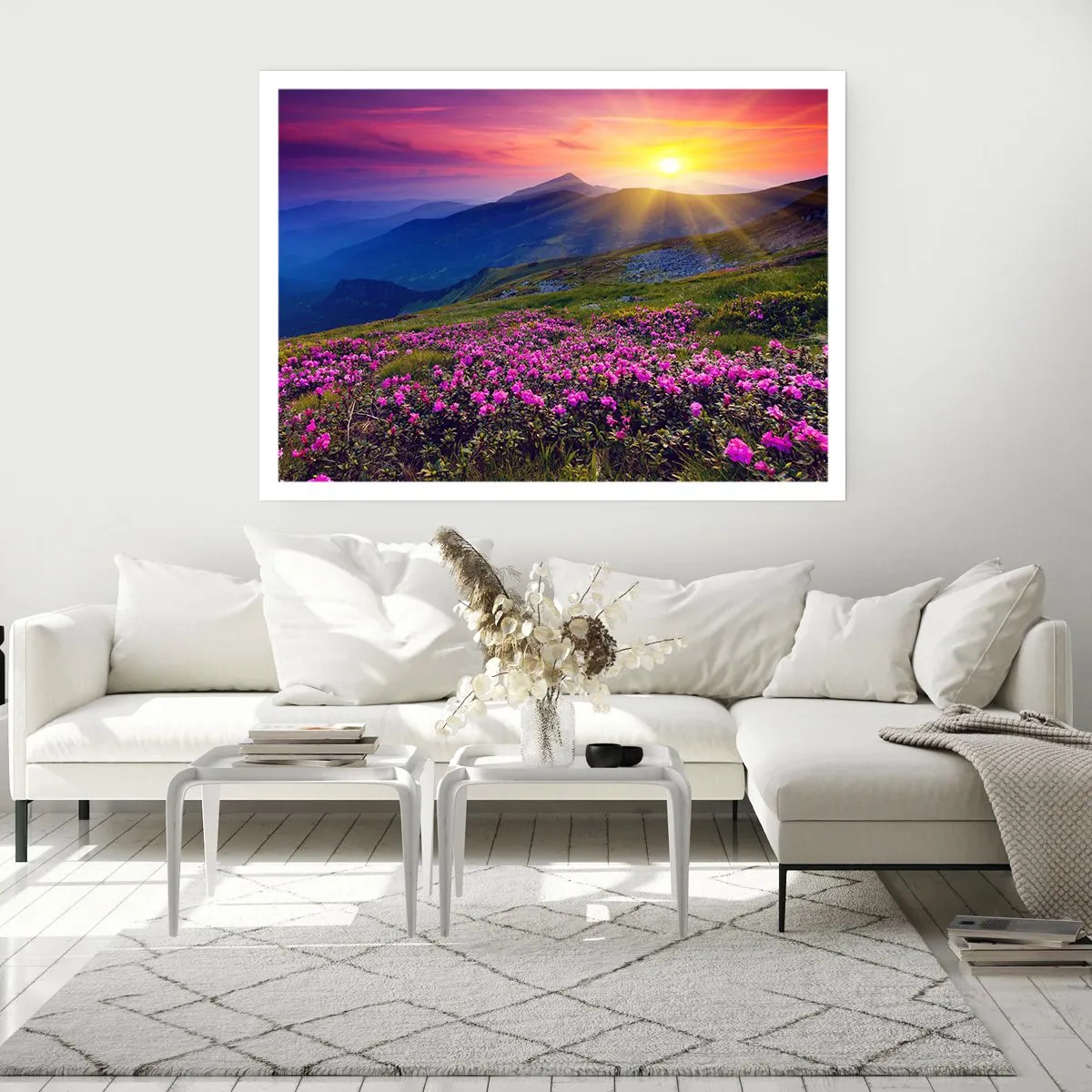 Affiche - Poster - … Et autour, ça sent le pin des montagnes et l'odeur de la prairie - 91x61 cm