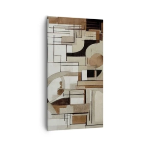 Impression sur toile - Image sur toile - Paysage urbain 2.0 - 55x100 cm