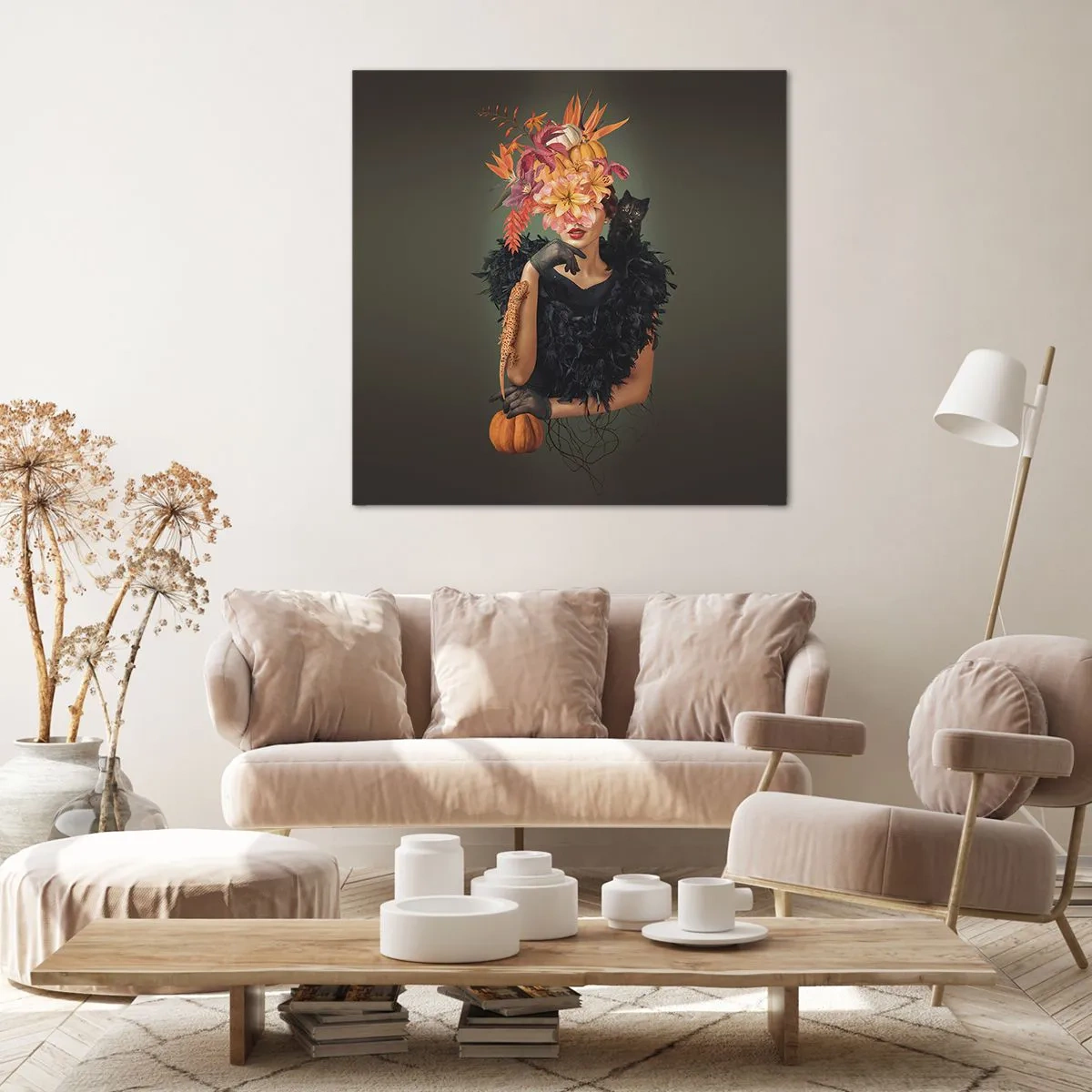 Impression sur toile - Image sur toile - Sort de sorcière - 70x70 cm