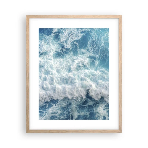 Affiche dans un chêne clair - Poster - Joyeusement et en sautant - 40x50 cm