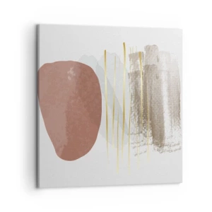 Impression sur toile - Image sur toile - Colonnade abstraite - 50x50 cm